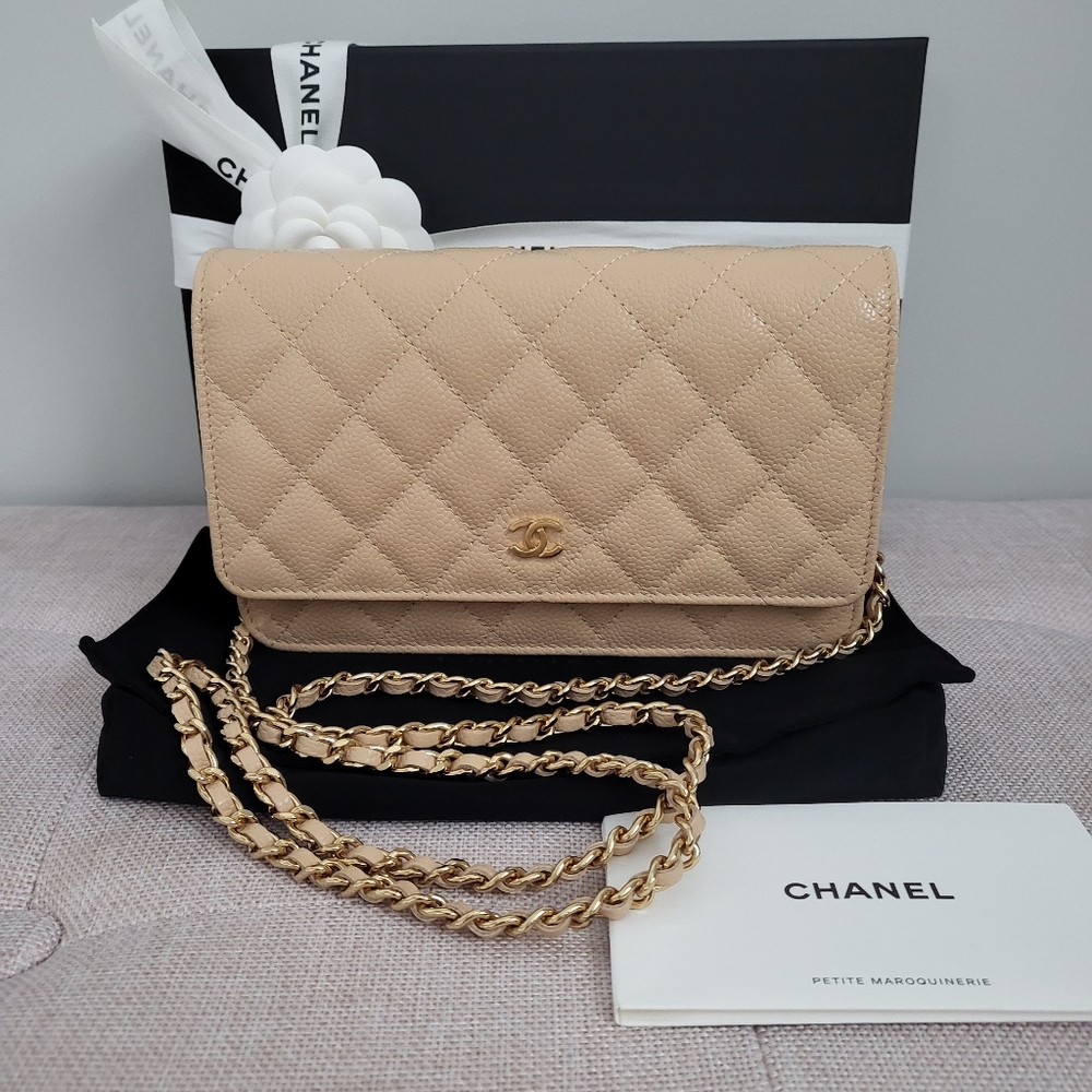 Chanel WOC in Classic Beige Clair, BNIB